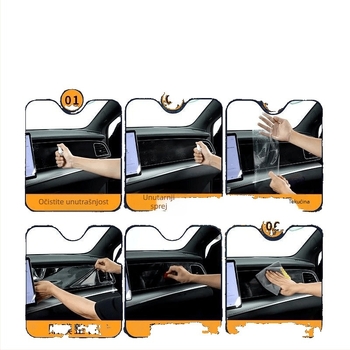 TPU film za zaštitu unutrašnjosti za središnji zaslon upravljačke jedinice Wenjie M5 (24 modela)