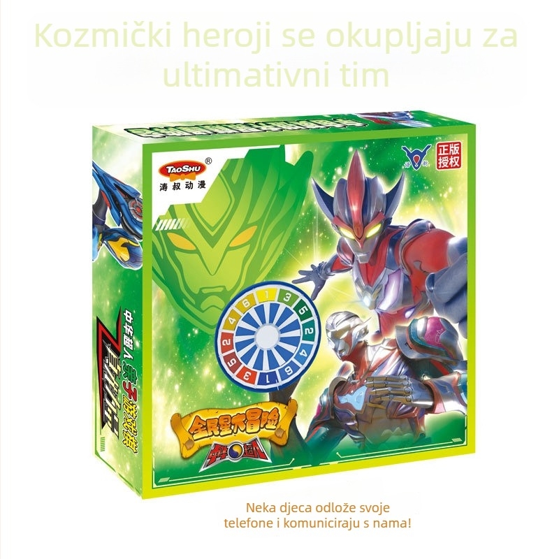 Puzzle stolna igra s rotirajućim šahom i junacima, za unutarnju i vanjsku uporabu; materijal: plastika i karton; dob od 4 do 60 godina