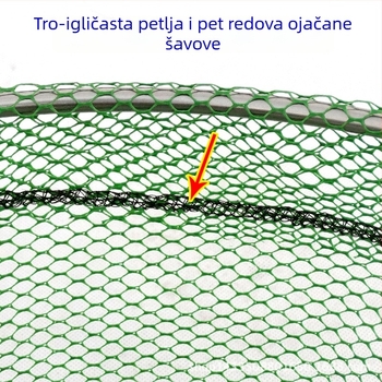 Sklopiva mrežasta glava za ribolov (Marka: Yu Road Lake; Podrijetlo: Kina; Materijal: Gumming)
