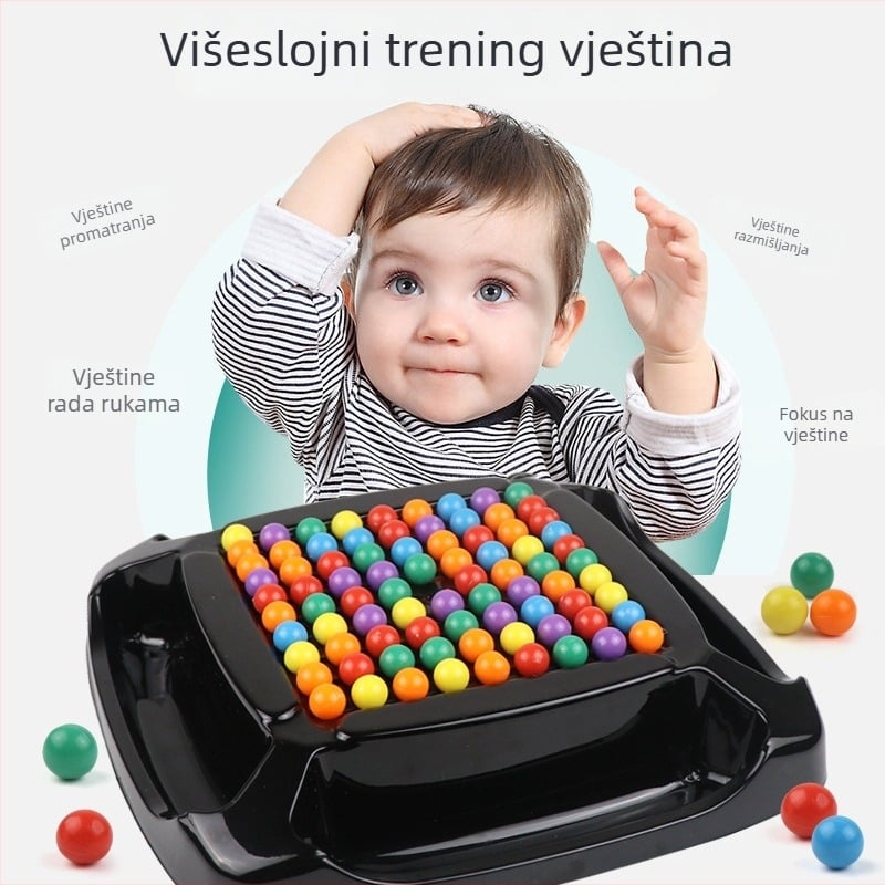 Unutarnja edukativna društvena igra za djecu – eliminacijska puzzle igra s roditelj-dijete interakcijom, plastični materijal, uzrast 4–14 godina