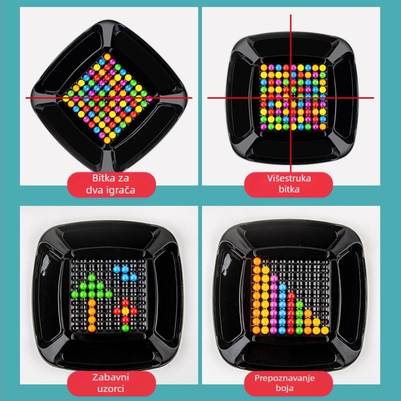 Unutarnja edukativna društvena igra za djecu – eliminacijska puzzle igra s roditelj-dijete interakcijom, plastični materijal, uzrast 4–14 godina