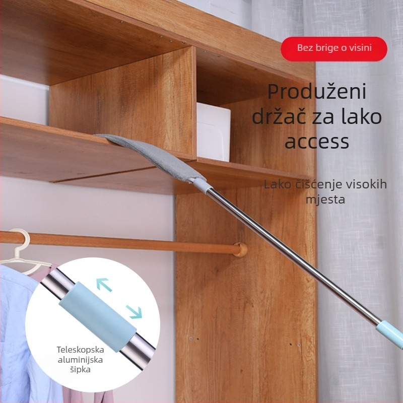Četka za čišćenje proreza ispod kreveta – proširiva, višenamjenski alat za čišćenje, plastični, težina 270 g