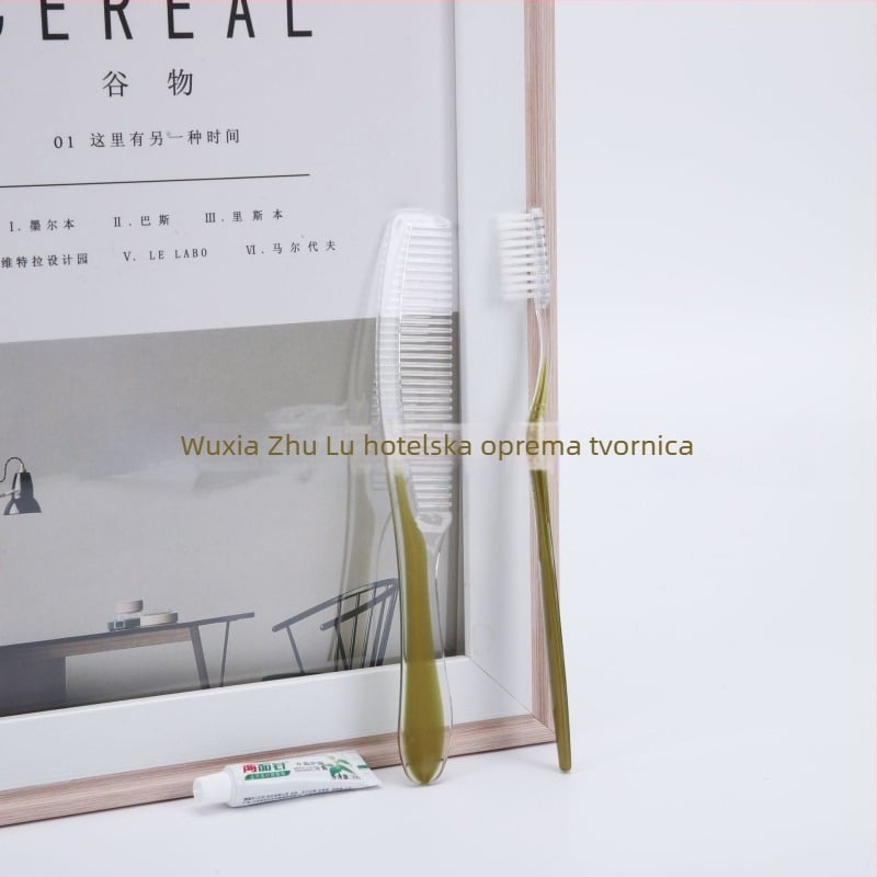 Deer jednokratna hotelska četkica za zube, plastični PS materijal, degradabilna, tisk logotipa i prilagodba