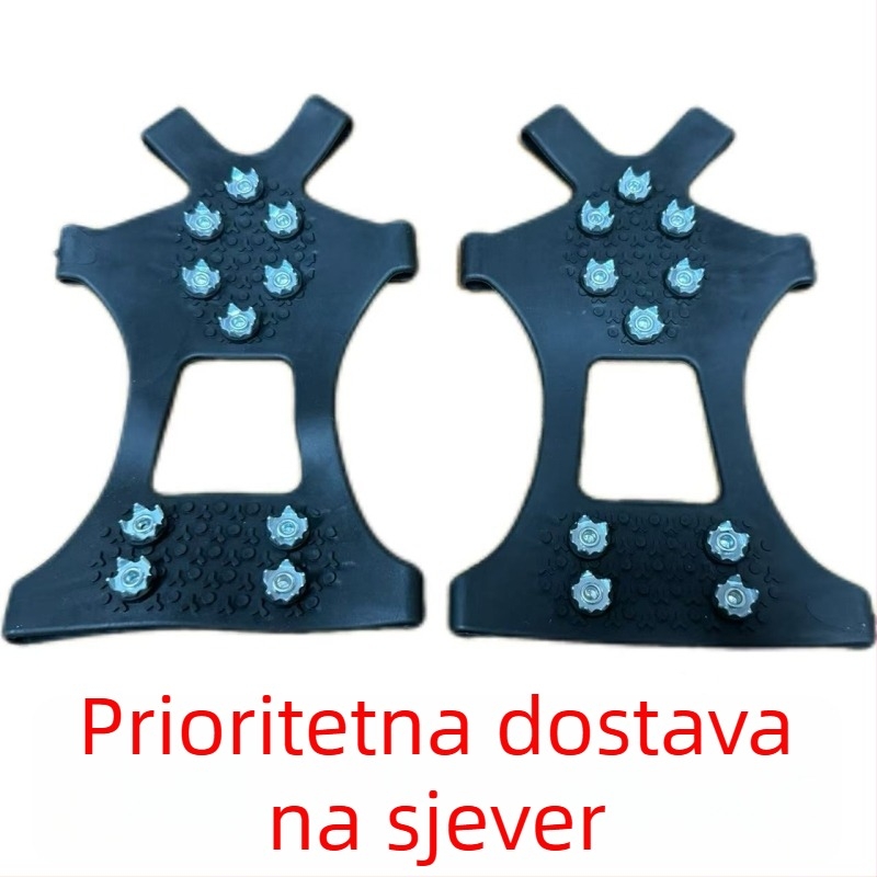 Protektor za cipele s pet zubiju za led – protiv klizanja, universalno, za snijeg i led