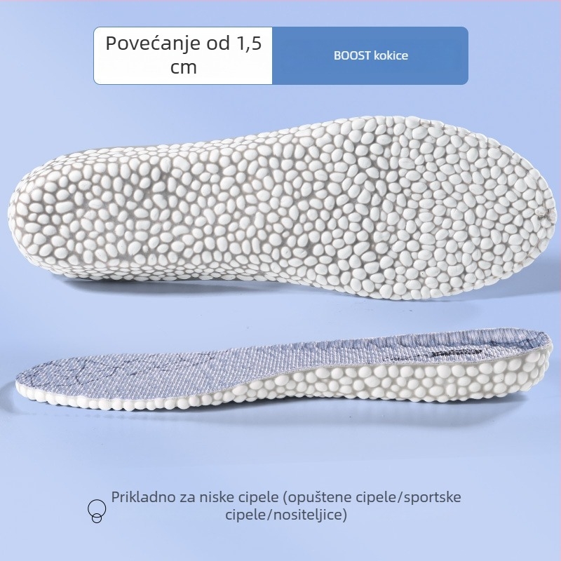 Ulošci za povećanje visine - platno, potpuno podstavljeni, nevidljivi, prozračni