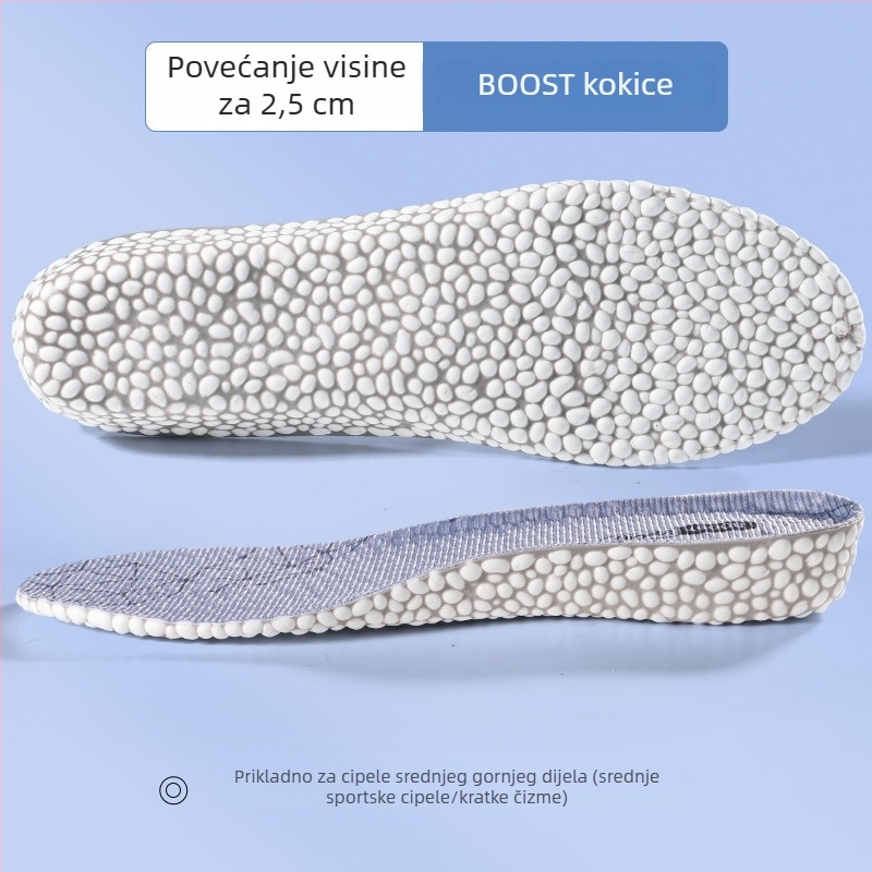 Ulošci za povećanje visine - platno, potpuno podstavljeni, nevidljivi, prozračni