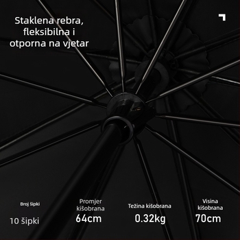 Dječji kišobran s kapuljačom za sunce i kišu – dvostruka upotreba, za djevojčice i dječake (Materijal tkanine: poliester; Okvir: vlakno; Središnja cijev: legura; 10 rebara; Ručno otvaranje)
