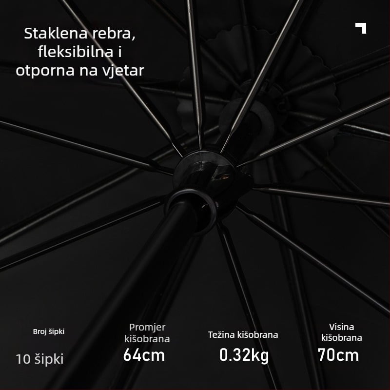 Dječji kišobran s kapuljačom za sunce i kišu – dvostruka upotreba, za djevojčice i dječake (Materijal tkanine: poliester; Okvir: vlakno; Središnja cijev: legura; 10 rebara; Ručno otvaranje)
