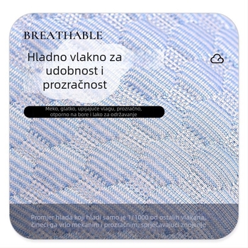 Hladna podloga za psa s punjenjem od ledenih perli, uklonjiva i periva