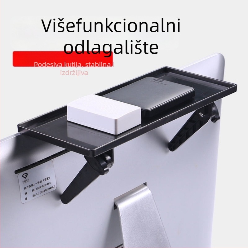Stalak za Set-Top Box, stolni nosač — 1 sloj plastike, 100% novi materijal, za pohranu u spavaćoj sobi i dnevnom boravku