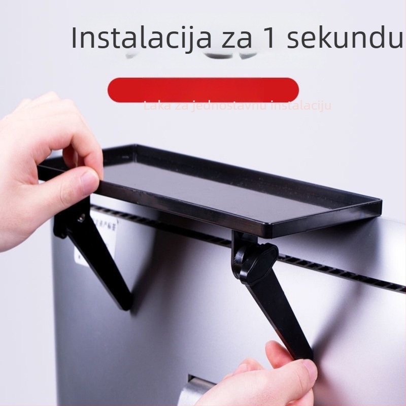 Stalak za Set-Top Box, stolni nosač — 1 sloj plastike, 100% novi materijal, za pohranu u spavaćoj sobi i dnevnom boravku