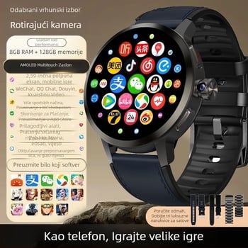 H99S pametni sat s dvostrukim sustavom, SIM karticom, praćenje zdravlja, AMOLED zaslon