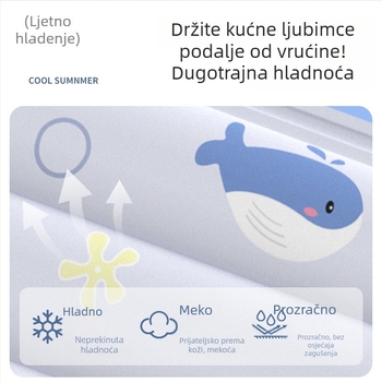 Ledena podloga za madrac s gelom i punjenjem ledenih kristala, Cool Breeze stil, prilagodljivo, prevencija pregrijavanja