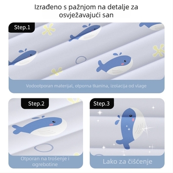 Ledena podloga za madrac s gelom i punjenjem ledenih kristala, Cool Breeze stil, prilagodljivo, prevencija pregrijavanja