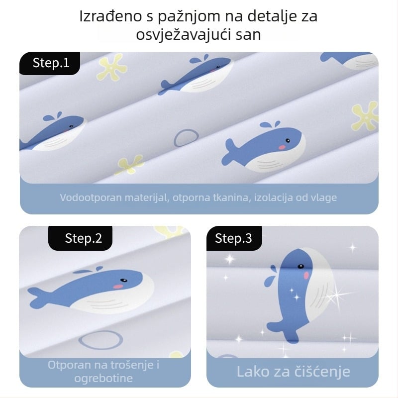 Ledena podloga za madrac s gelom i punjenjem ledenih kristala, Cool Breeze stil, prilagodljivo, prevencija pregrijavanja