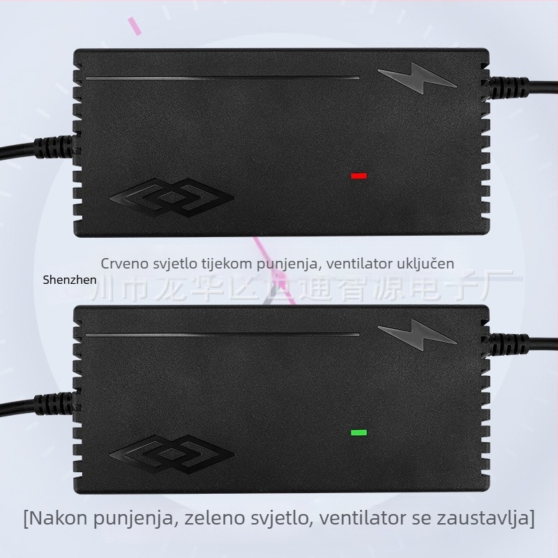 LiFePO4 punjač baterija, 14,6V 10A, za 4-serijski paket, konstantan napon i konstantna struja