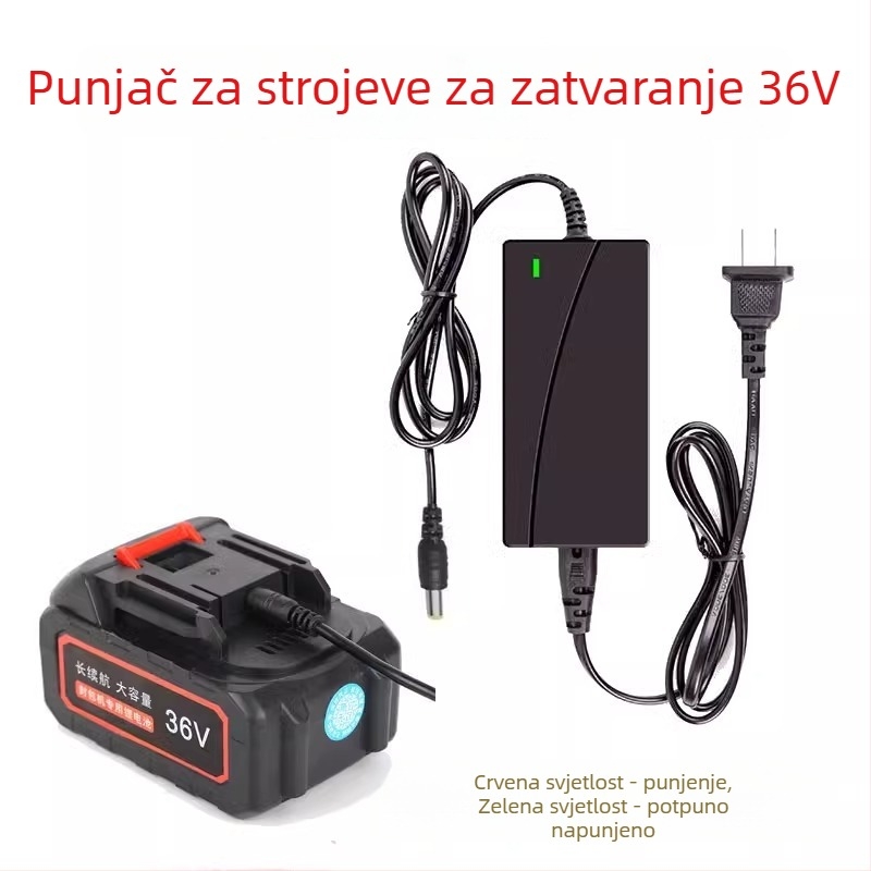 Punjač za litijsku bateriju (36V/42V) - univerzalni Li-ion punjač za ručnu bušilicu, šivaći stroj i mašinu za pečatiranje