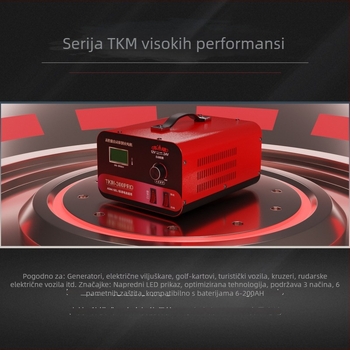 Lepai TKM-300Pro Potpuno automatsko punjač za olovo-kiselinske baterije, ulaz 220V, izlaz 12V/24V