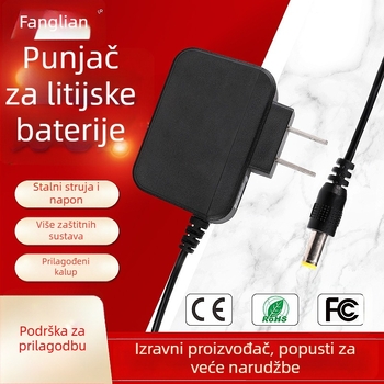 Punjač za litijsku bateriju 18650, CC-CV režim, izlaz 4.2V 1A, ulaz 110-240V