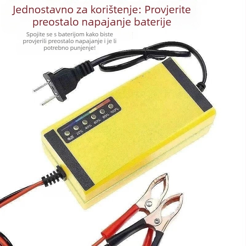 12V punjač baterija za aute i motocikle, pametni punjač