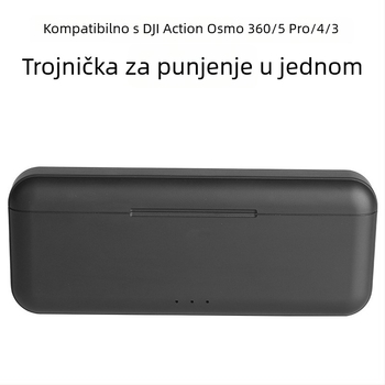 Act5 troportni stolni punjač s Type-C za baterije DJI Action 3/4/5 Pro/6 Osmo Action