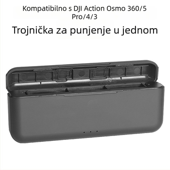 Act5 troportni stolni punjač s Type-C za baterije DJI Action 3/4/5 Pro/6 Osmo Action