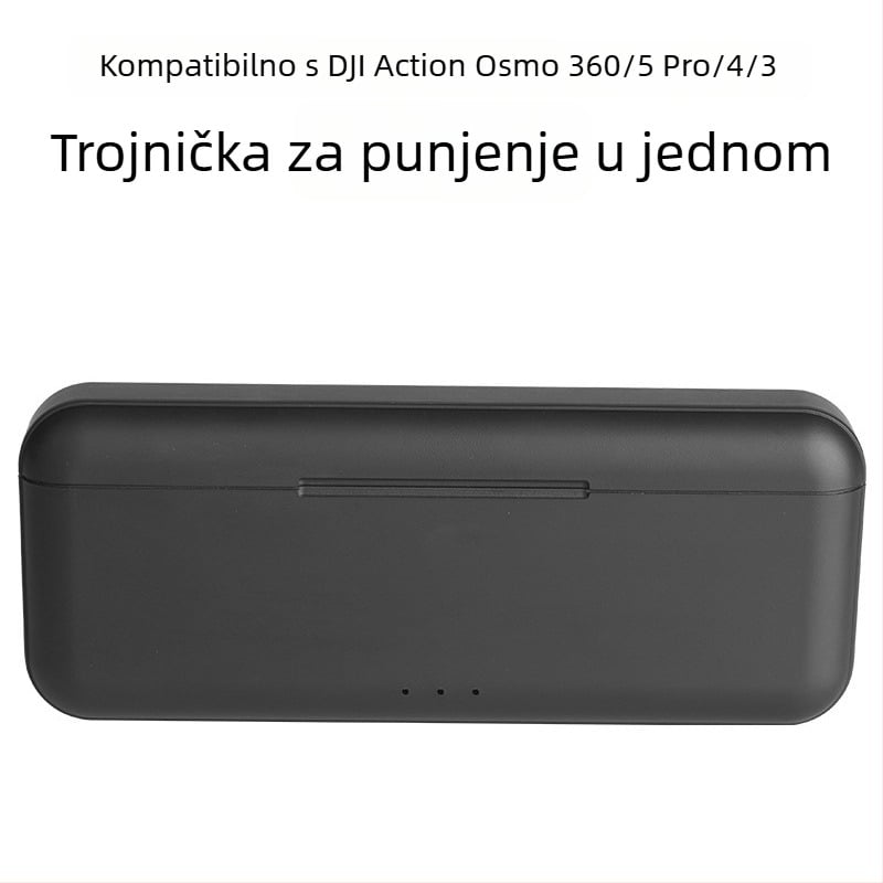 Act5 troportni stolni punjač s Type-C za baterije DJI Action 3/4/5 Pro/6 Osmo Action