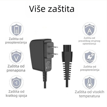 Napajanje adapter 14.4V za Bissell 2390/2390A i druge ručne bežične usisavače; Ulaz 100-240V 50-60Hz, Izlaz 5-23V 0.3A, FCC, Serija 06001, Kompatibilno s baterijom