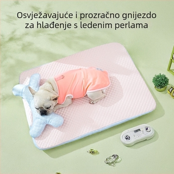 Chladića podloga za pse, 3D Ice Bead dizajn, tkanina