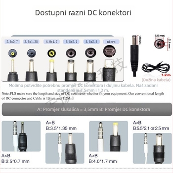 Punjač Li-Po baterija 6S, izlaz 25.2V, 1–3A, ulaz 110–220V
