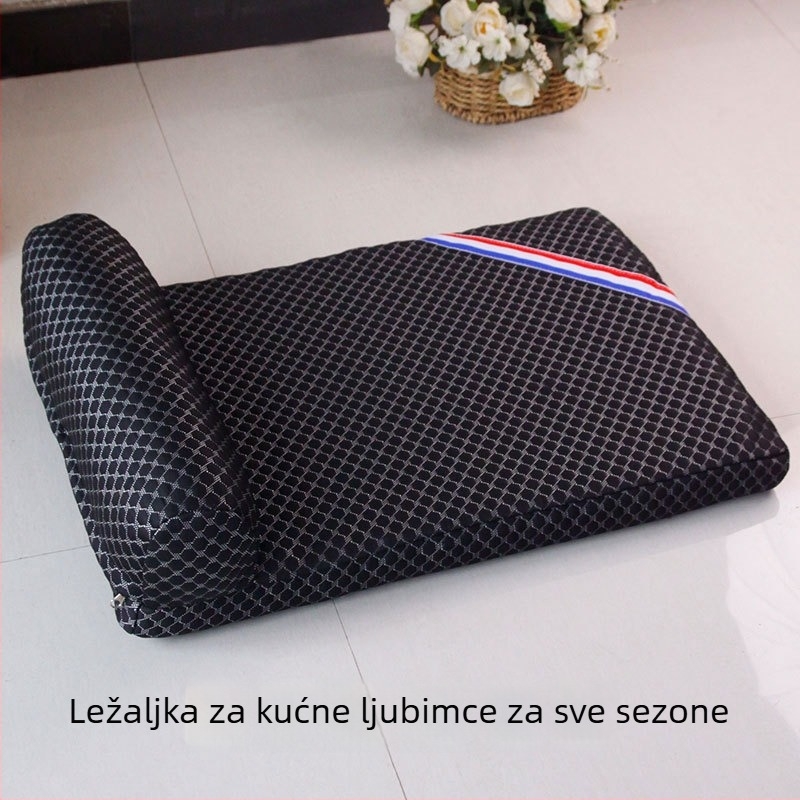 Hladna podloga za pse i mačke, s odvojivom i pranom navlakom od tkanine, cijelogodišnja uporaba