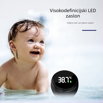Punjivi termometar za vodu u kadi, s pametnim mjerenjem temperature, za kućnu upotrebu, za kupanje beba i novorođenčadi, pogodan za akvarij