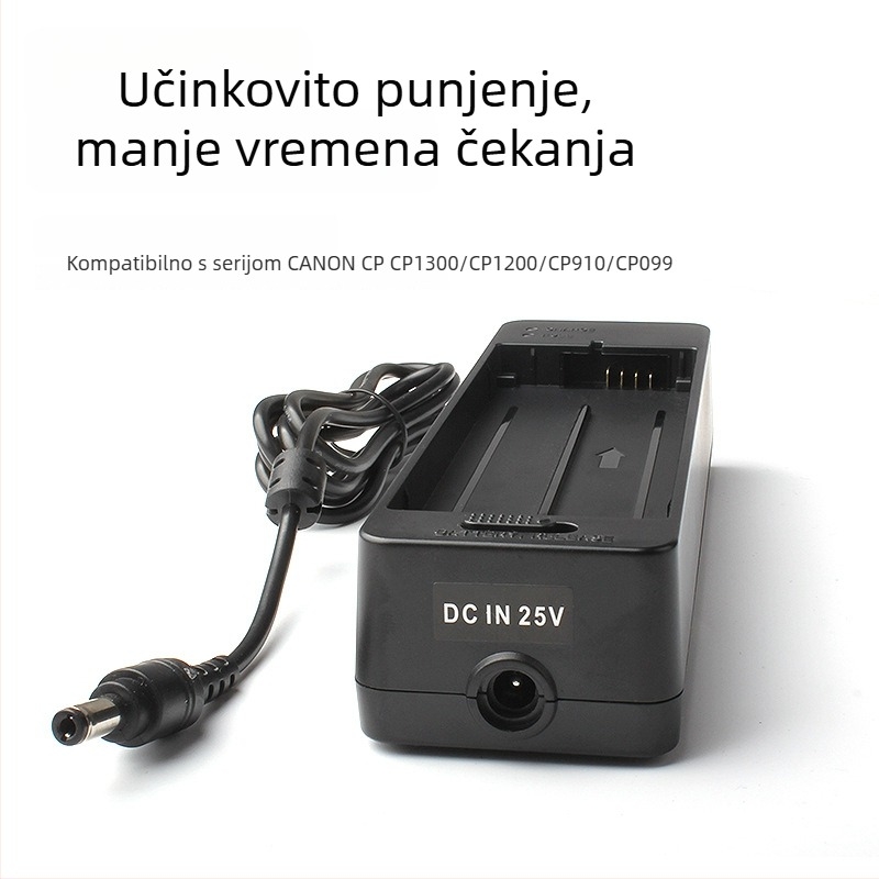 RINGTEAM CP-2L punjač baterije, DC sučelje, kompatibilan s NB-CP2L, CP910, CP1200, CP1300 i CP1500 pisačima