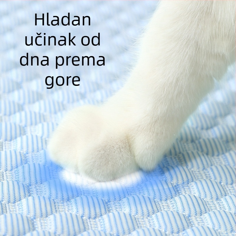 Hlađenje mat za mačke — platnati jastuk za sjedenje, gnijezdo/kućica za kućne ljubimce (Materijal: tkanina; Kategorija proizvoda: Jastuk za sjedenje; Pogodno za: mačke; Kategorija: gnijezdo/kućne kućice za kućne ljubimce; Brend: izravna prodaja)