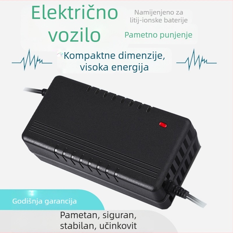 Punjač za litijsku bateriju za električna vozila – LD-001, Radium Wind; ulaz 100-240V AC, izlaz 54.6V 3A DC, FCC certificirano
