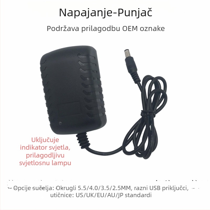 Yuexi punjač litijskih baterija – izlaz 26V 1A; ulaz 110-240V AC 50/60Hz; FCC certifikat; za baterije