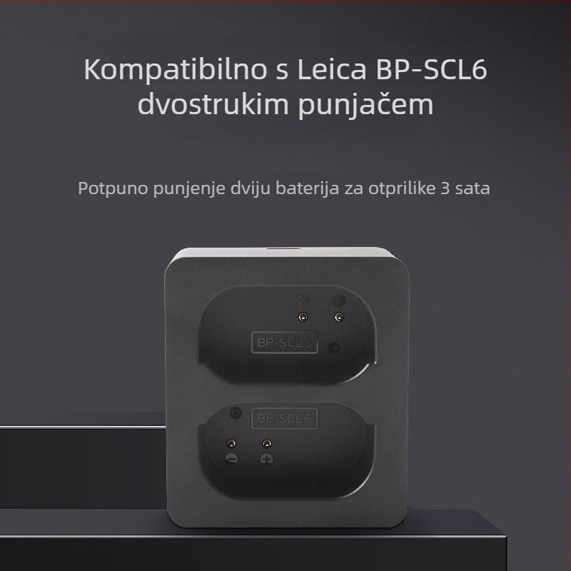BP-SCL6 Desktop punjač za Leica Q2/Q3, 43 SL3/SL2s, Type-C priključak