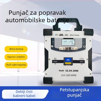 Visokoučinkoviti punjač automobilske baterije 12V/24V