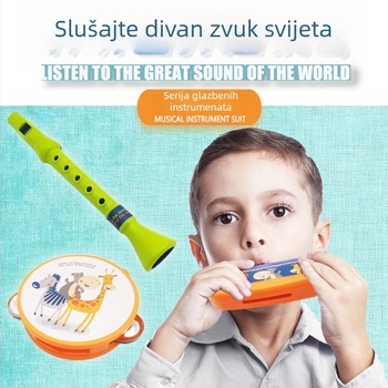 Plastični dječji set ukulele i mini gitare, igračka gitare/basa, za djecu 4–6 godina, blister pakiranje, branda Xinya, 3C certificirano
