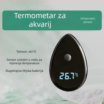 Voden termometar od PC kućišta; mjeri temperaturu vode; tip sonde za ulaz; točnost ±0,1°C