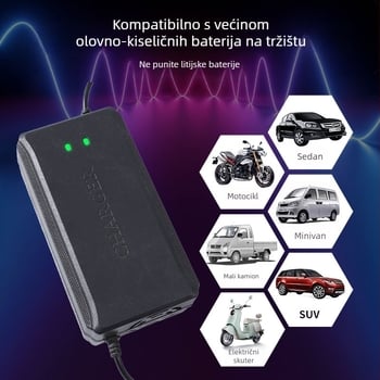 Punjač za električno vozilo Yoshikawa, ulaz AC 100-240V, izlaz 58.8V/73V/88.8V, CE potvrda, kompatibilan s olovno-kiselinskim baterijama.