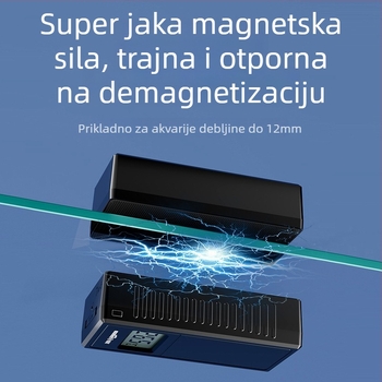 Old Fisherman Magnetna četkica za čišćenje akvarija s termometrom i snažnim magnetom
