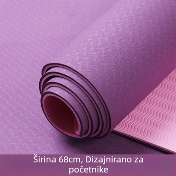 Joga prostirka – TPE materijal, debljina 8 mm, težina 1 kg, marka Binluo