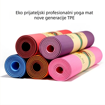 Joga prostirka – TPE materijal, debljina 8 mm, težina 1 kg, marka Binluo