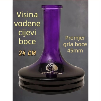 smoke jar, staklo, insert pipe, ruski stil, univerzalna baza za vodnu lulu