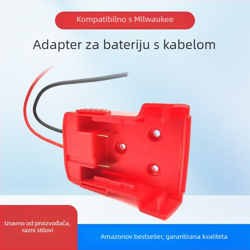 18V baterijski adapter za alate M18V s kabelskim priključkom (ulaz 18V, izlaz 18V)