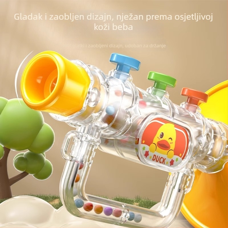 Plastična dječja trumpeta-igračka – 3C certifikat, za uzrast 4–6 godina; potiče koordinaciju ruku i oka te kognitivne sposobnosti