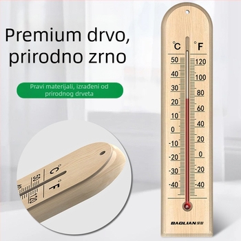 Stakleni cijevni termometar, štapić tip, za laboratorijsku i kućnu upotrebu