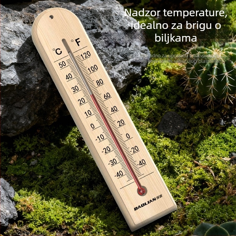 Stakleni cijevni termometar, štapić tip, za laboratorijsku i kućnu upotrebu