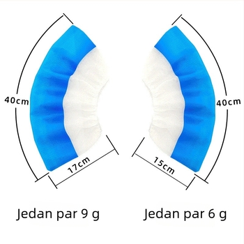 Jednokratne navlake za cipile, od PP+PE guste neiscrte tkanine, vodootporne, otporne na ulje, protuklizne, 40gsm